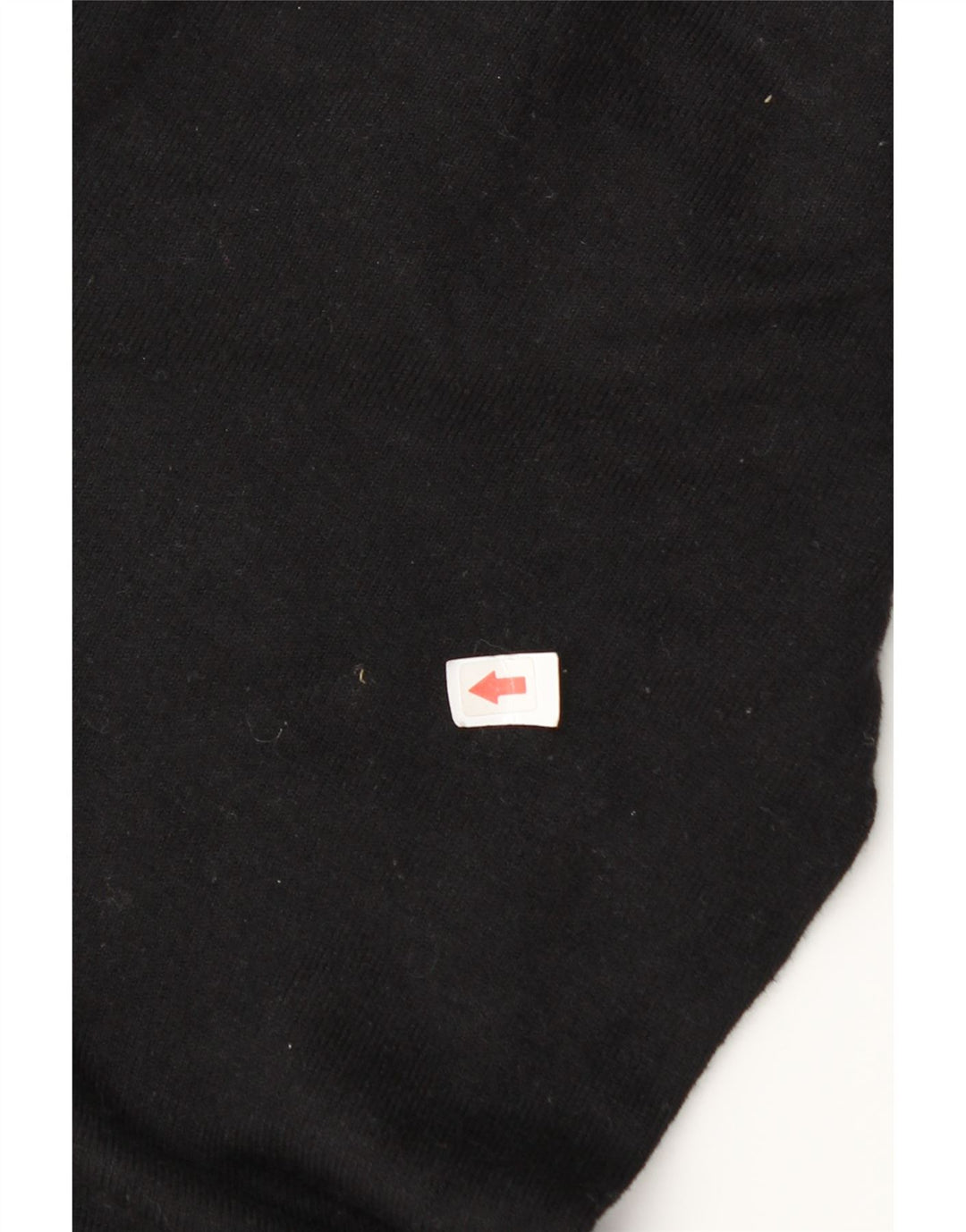 Zara Dame V-hals sweater UK 12 Medium Sort Rayon