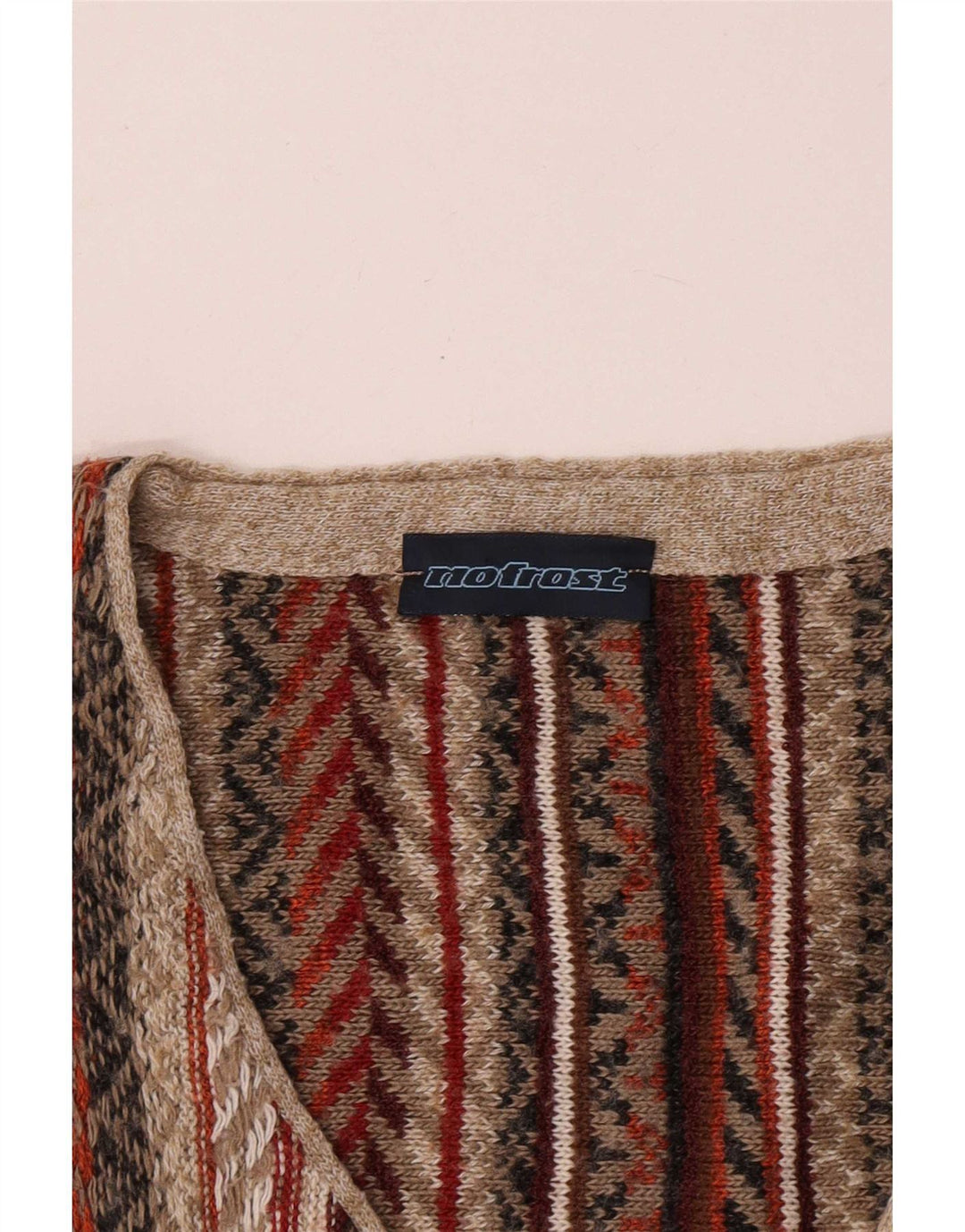 Vintage herrevest Stor flerfarvet stribet