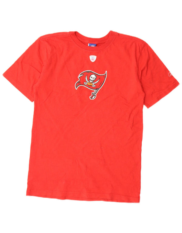 Reebok Boys Tampa Bay Buccaneers grafisk T-shirt top 15-16 år XL Rød