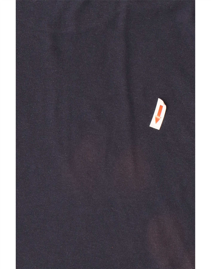 Levi's herre T-shirt top mellem marineblå bomuld