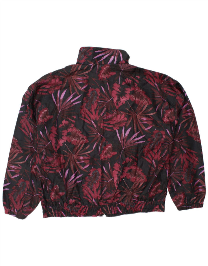 R&R oversize bomberjakke til kvinder UK 14/16 Stor flerfarvet blomster