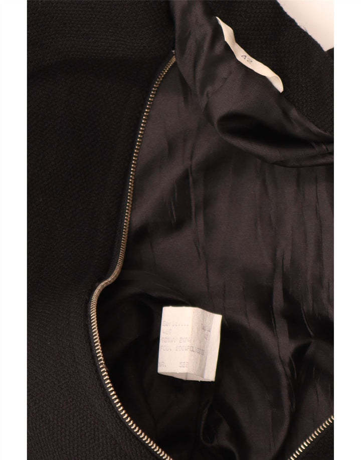 Vintage Dame Blazer Jakke IT 42 Medium Sort Polyester