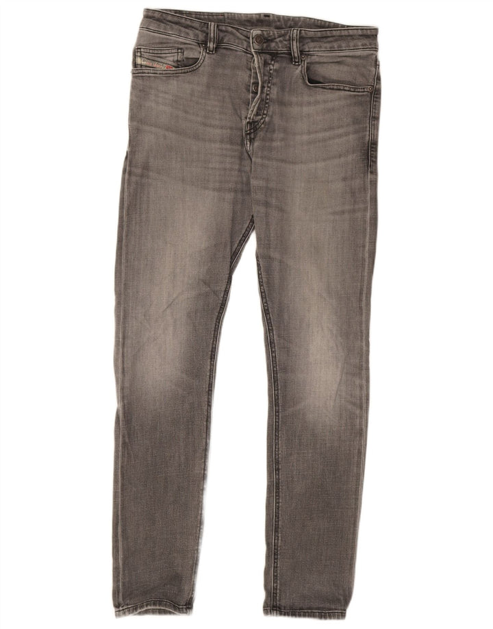Diesel Herre Slim Jeans W30 L31 Grå Bomuld