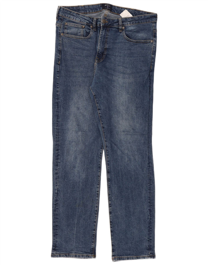 Ben Sherman Straight Jeans til mænd W38 L31 Blå Bomuld