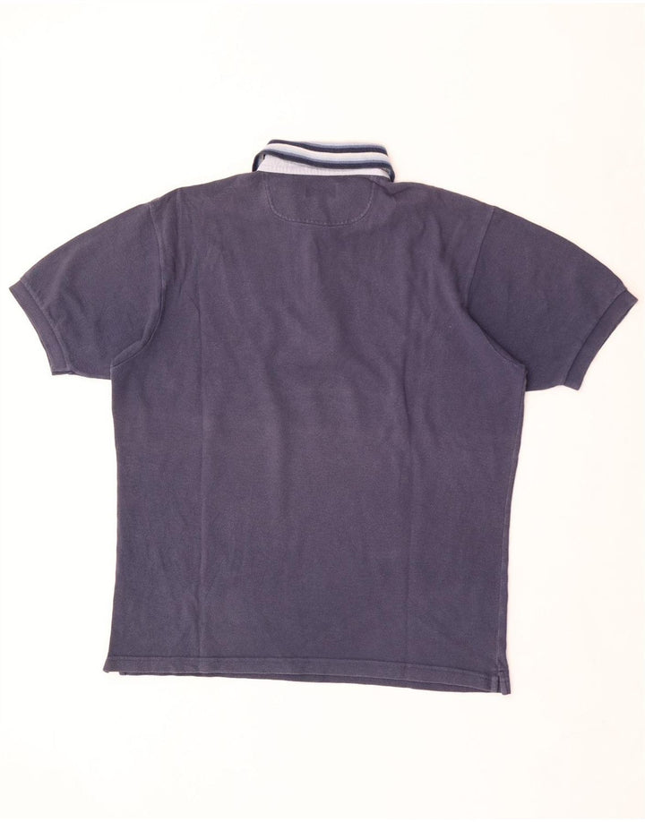 Brooksfield Polo Shirt til mænd IT 52 Stor marineblå bomuld