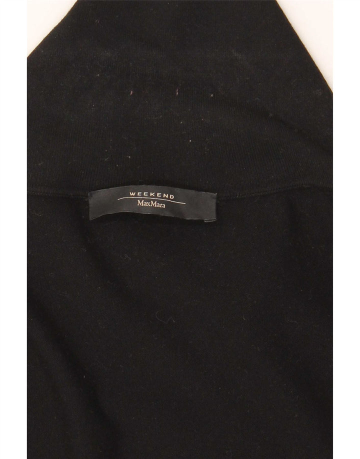 Max Mara Dame Bluse Top UK 20 2XL Sort