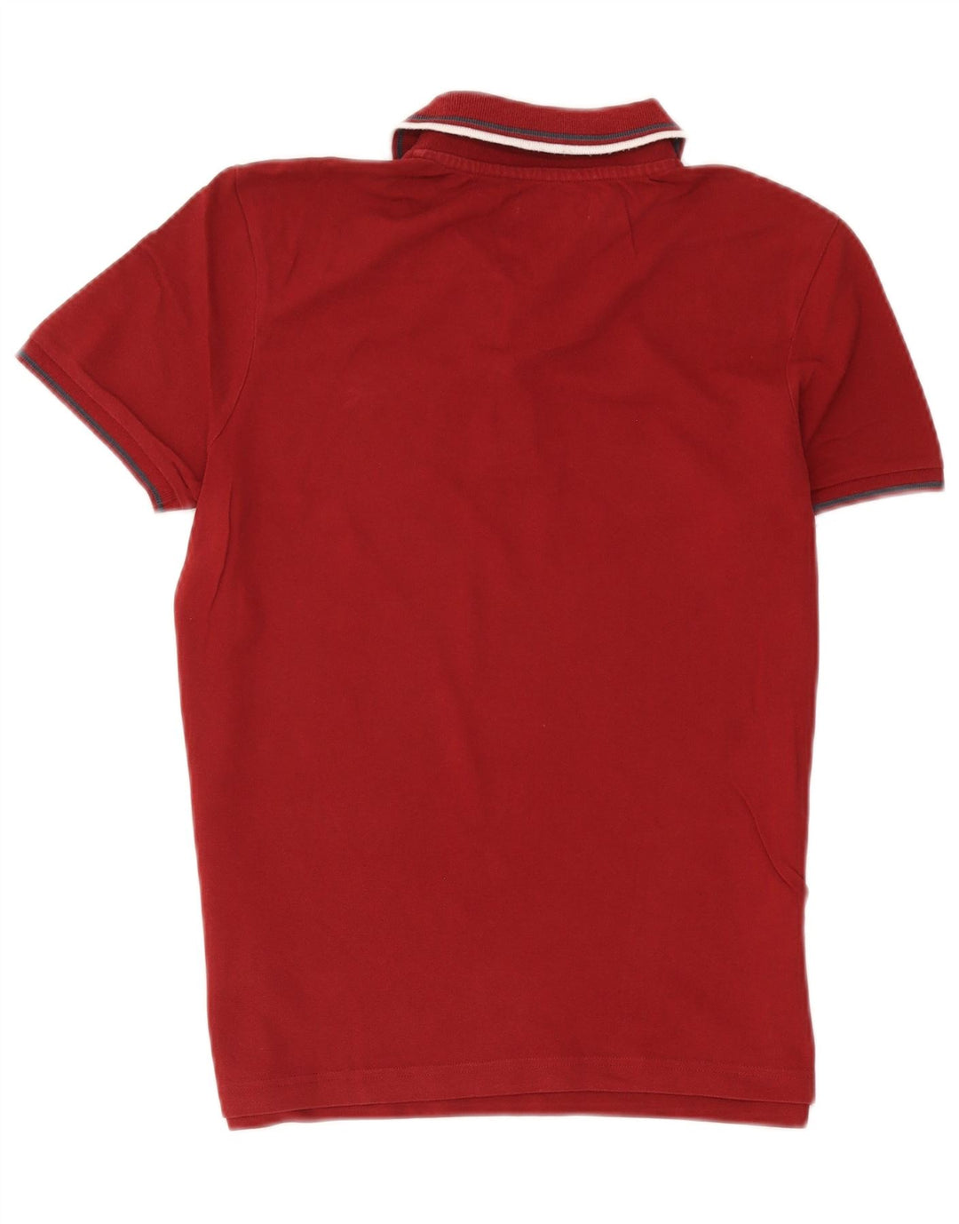 Diadora herre polo skjorte lille bordeaux stribet
