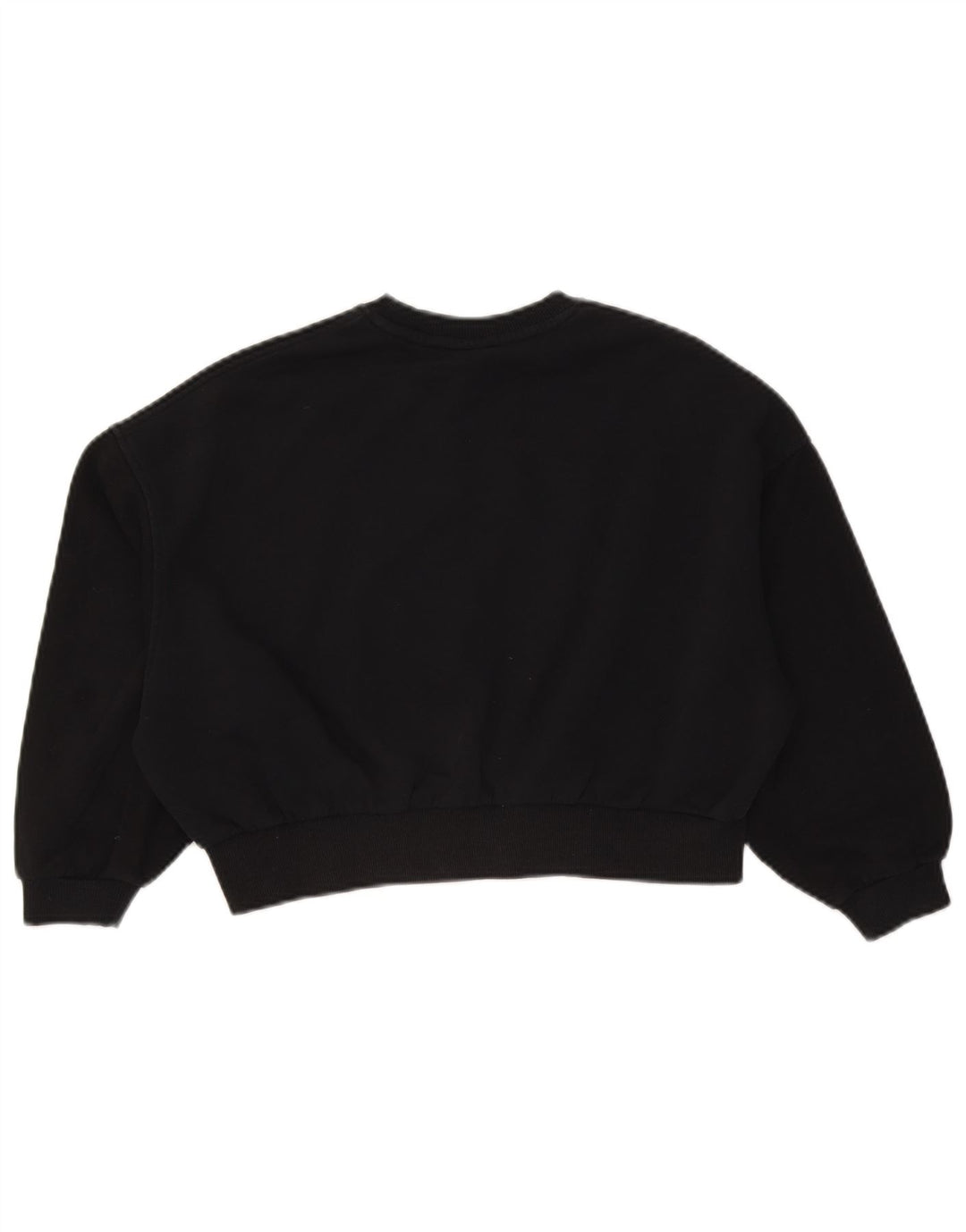 Nike Girls Oversized Crop Sweatshirt Jumper 10-11 år Medium Sort