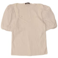 MINT VELVET Damebluse Top UK 12 Medium White Modal