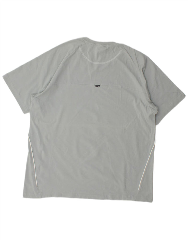 Adidas Herre T-Shirt Top XL Grå Bomuld
