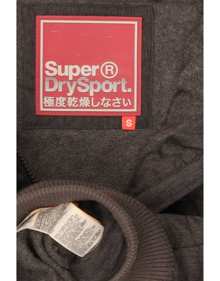 Superdry, polstret hættejakke til kvinder UK 10 Small Grå Polyester