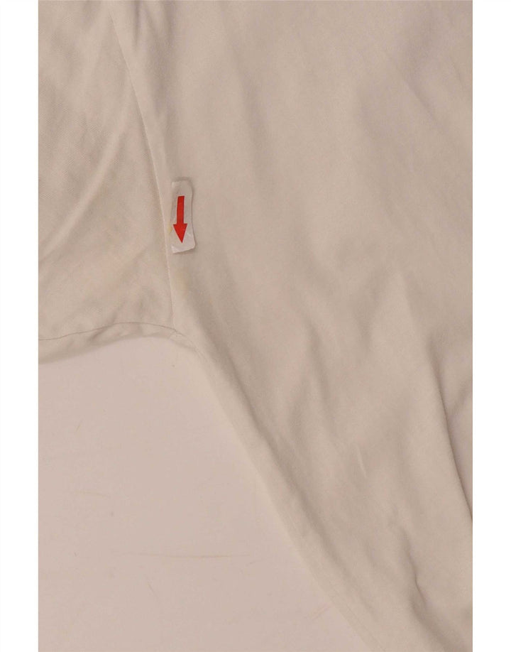Vans Herre Classic Fit Grafisk T-Shirt Top Medium Hvid Bomuld