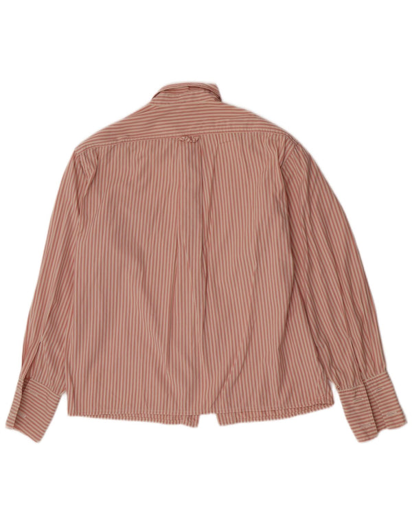 Max Mara Formel skjorte til kvinder UK 16 Large Pink Pinstripe