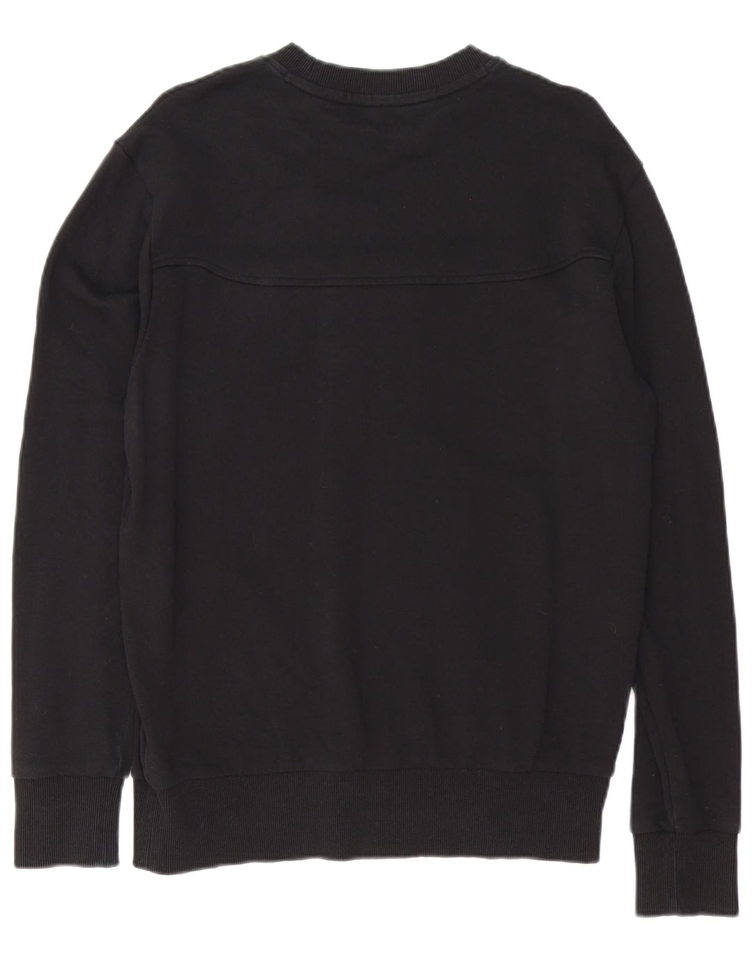 Hugo Boss Herre grafisk sweatshirt Jumper Medium Sort Bomuld