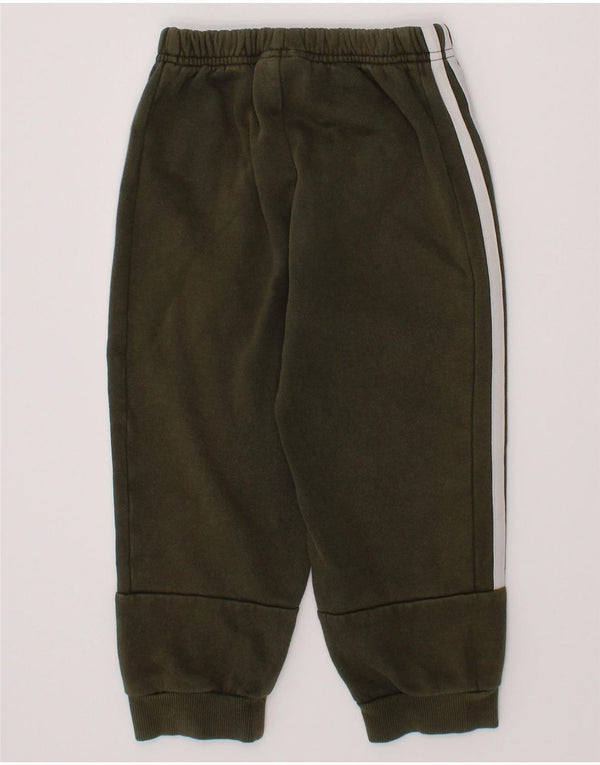 ADIDAS Træningsdragt til drenge Bukser Joggers 2-3 år Khaki Bomuld