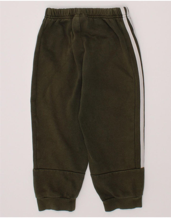 ADIDAS Træningsdragt til drenge Bukser Joggers 2-3 år Khaki Bomuld
