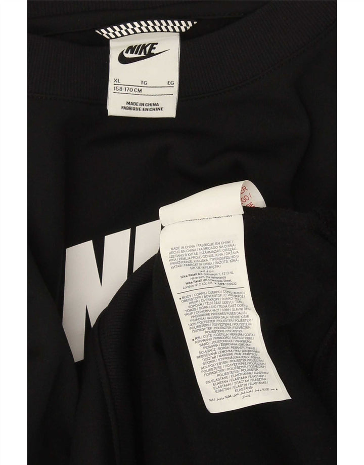 Nike Boys Graphic Sweatshirt Jumper 13-14 år Sort polyester