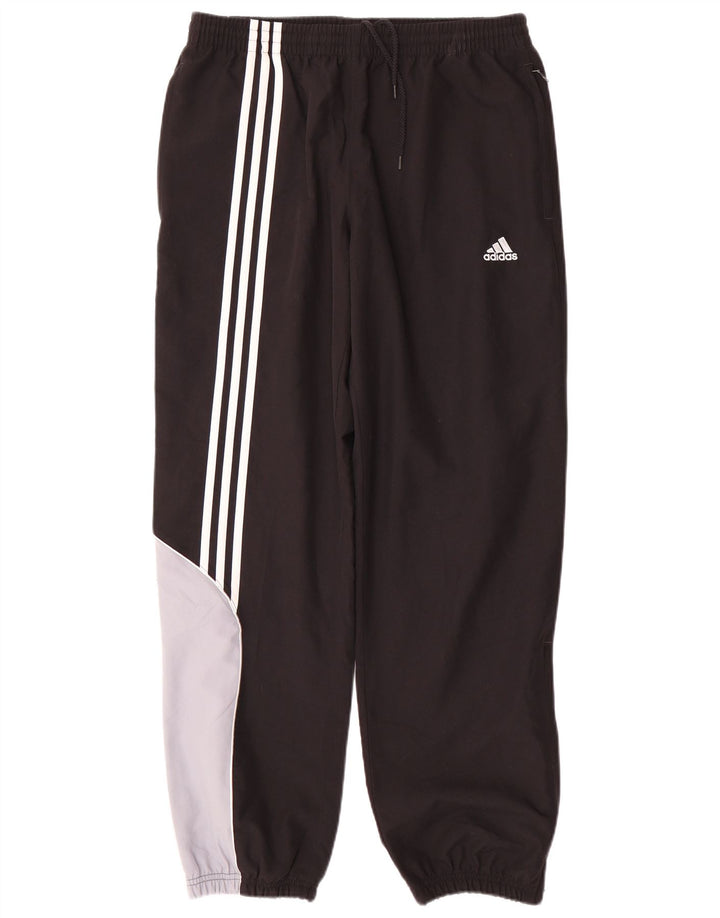 ADIDAS Træningsdragt til mænd Joggers UK 40/42 Medium Black Colourblock