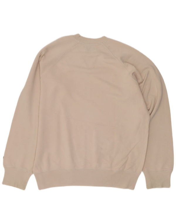 Gas Herre Grafisk Sweatshirt Jumper Medium Off White Bomuld
