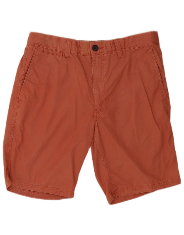 Marks & Spencer Herre Chino Shorts W34 Large Orange Bomuld