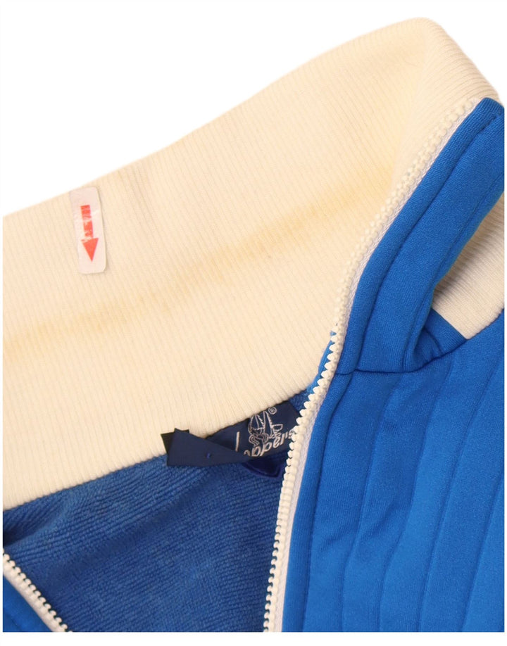 græshopper Herre Cardigan Sweater IT 54 XL Blå Colourblock Polyamid