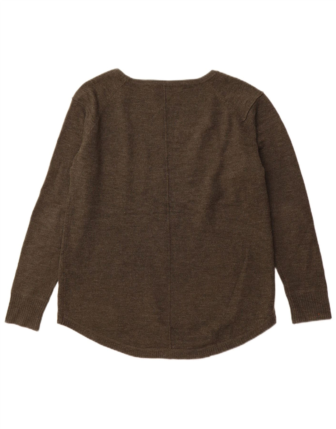 FRENCH CONNECTION Womens Boat Neck Jumper Sweater UK 10 Small Khaki