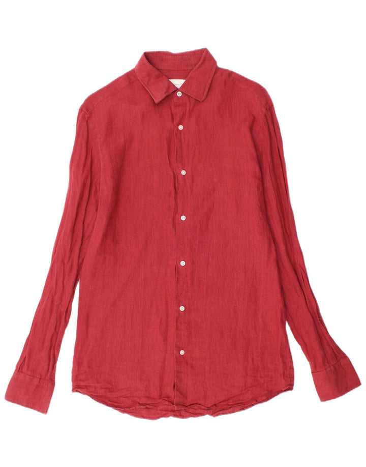 Massimo Dutti herreskjorte lille rød linned