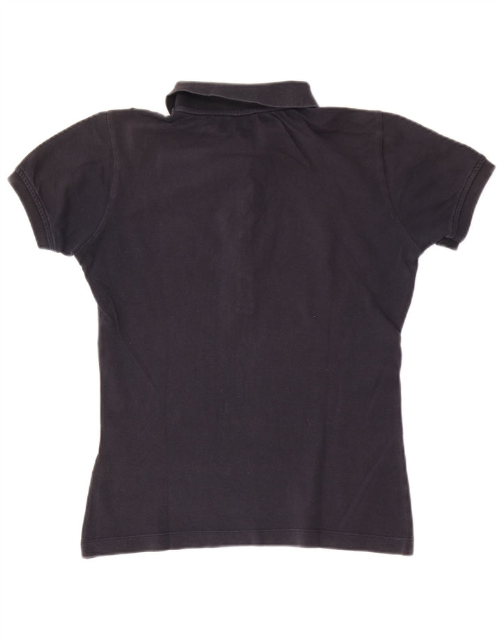 North Sails Dame Polo Shirt UK 12 Medium Sort Bomuld