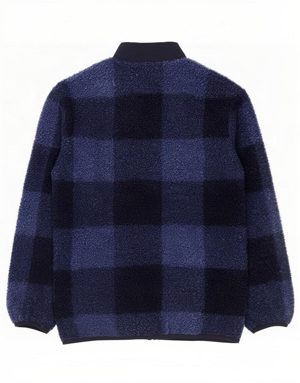 Marks & Spencer Boys fleecejakke 12-13 år marineblå ternet polyester