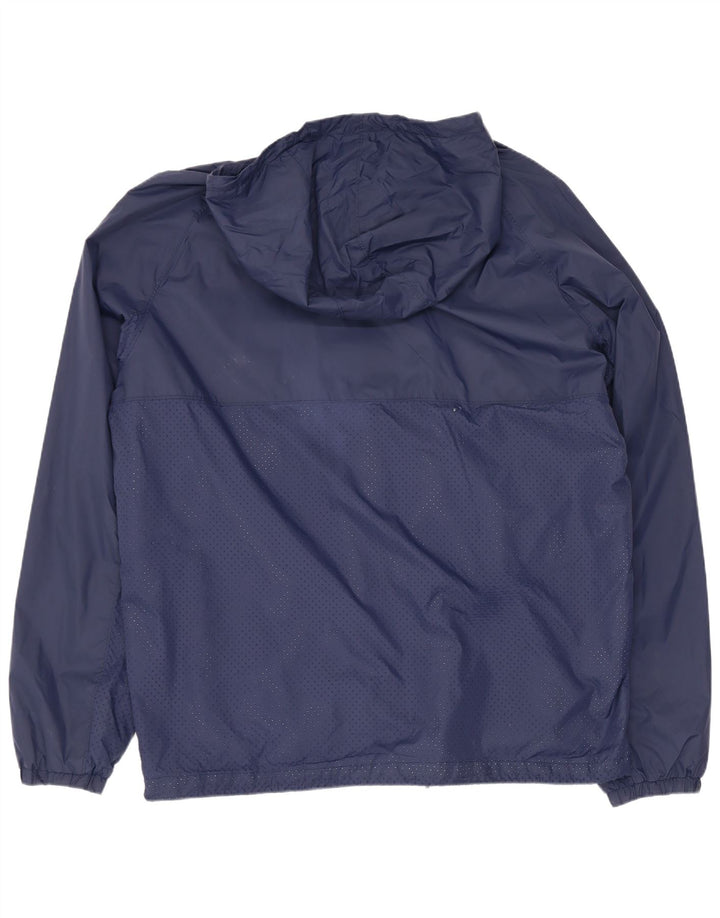 Jack & Jones Regnjakke med hætte til mænd UK 44 2XL Navy Blue