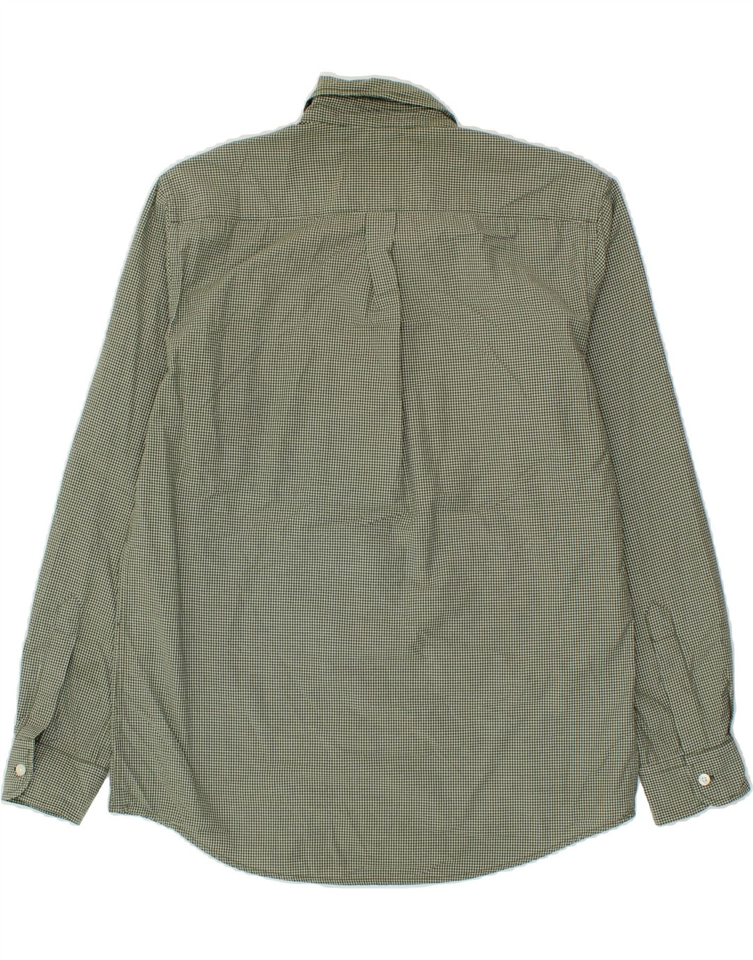 DOCKERS Mens Shirt Medium Green Check Cotton Vintage Dockers and Second-Hand Dockers from Messina Hembry 