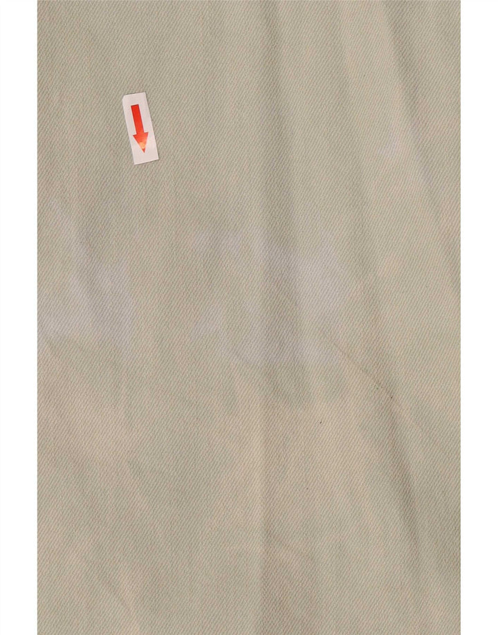 Zara Herre Utility Jacket UK 38 Medium Green Cotton