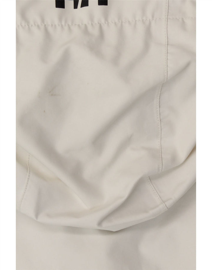 Helly Hansen Regnfrakke med hætte til kvinder UK 16 Large White