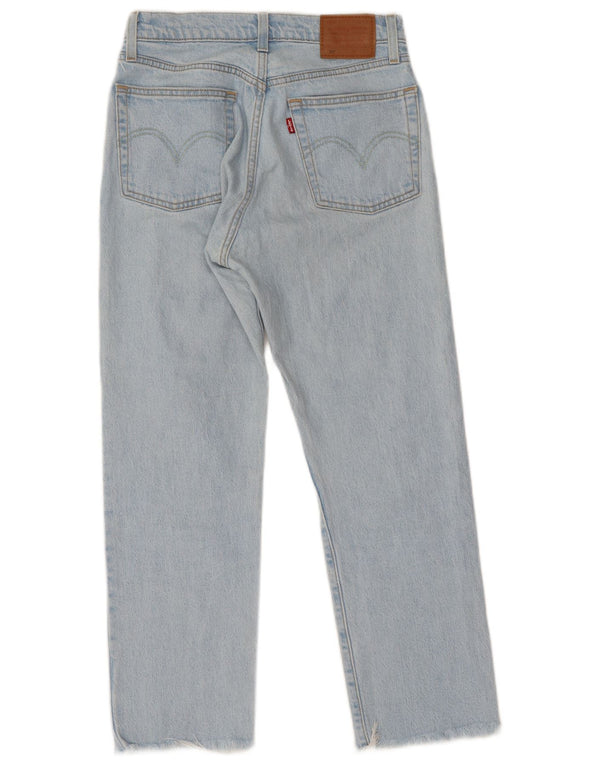 Levi's Dame 501 Straight Jeans W25 L26 Blå Bomuld