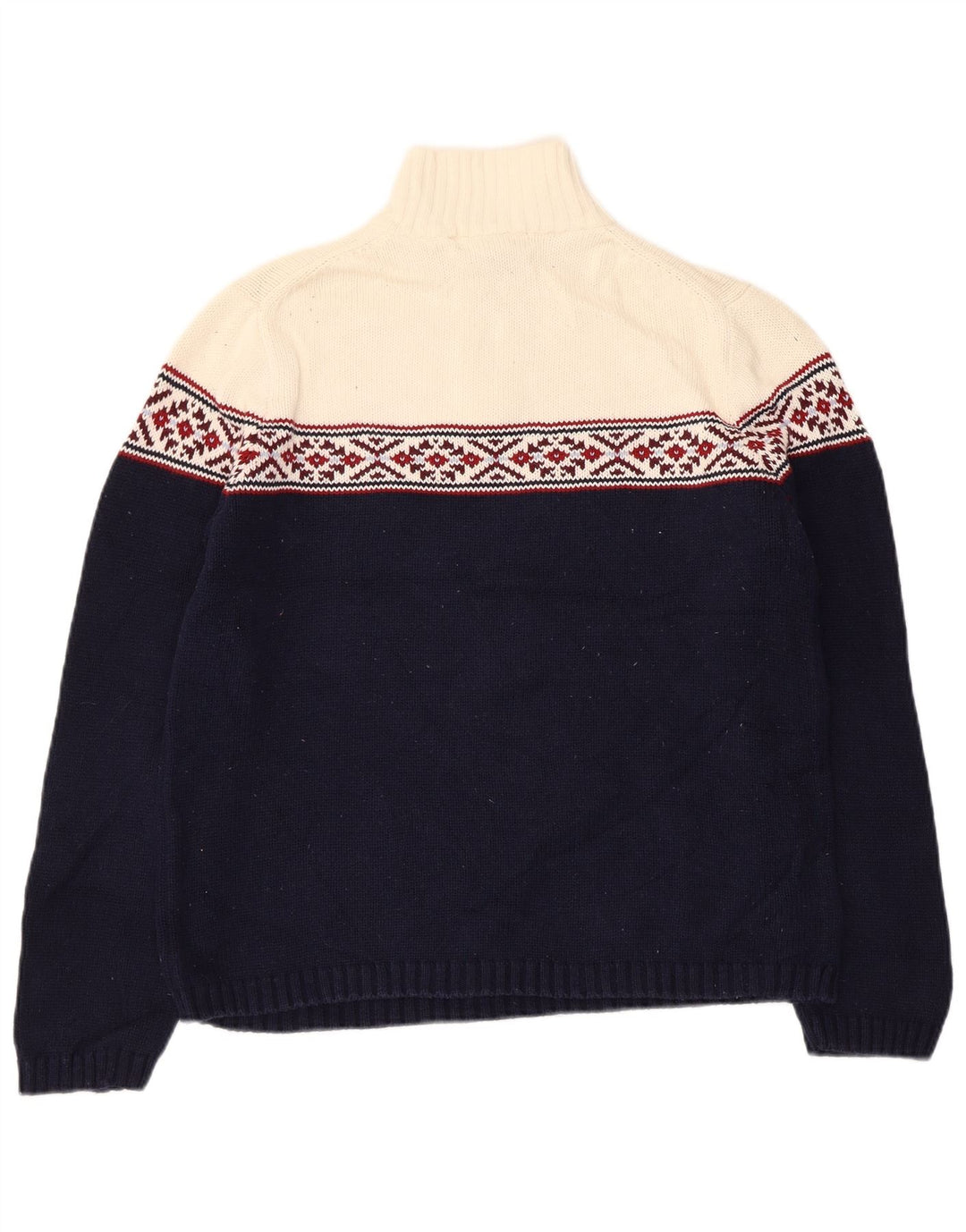 EDDIE BAUER Sweater med lynlås til kvinder UK 14 Medium Navy Blue