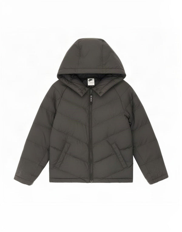 Nike drenge hættepolstret jakke 6-7 år XS sort polyester