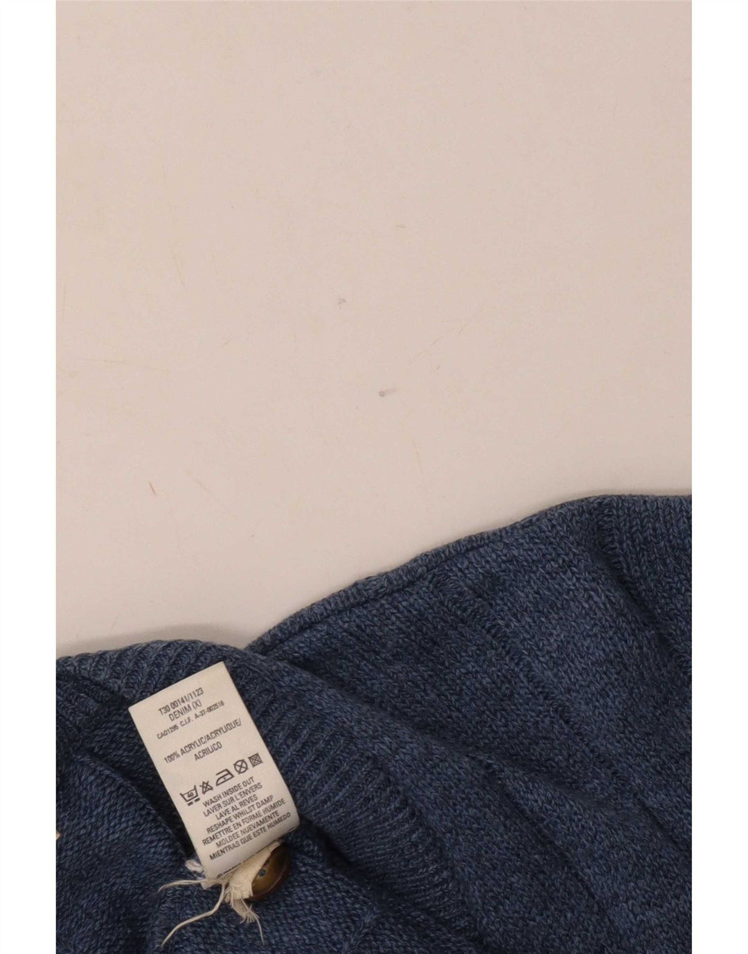 Marks & Spencer Herre St. Michael Cardigan Sweater XL Marineblå Akryl