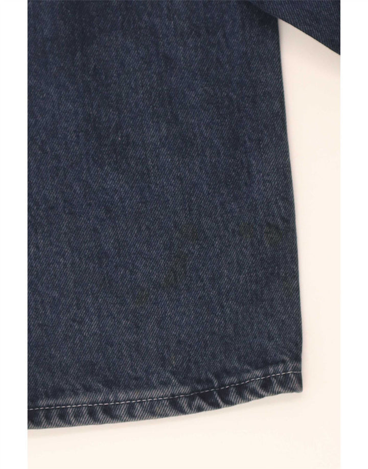 Trussardi Straight Jeans til mænd W34 L32 Marineblå bomuld