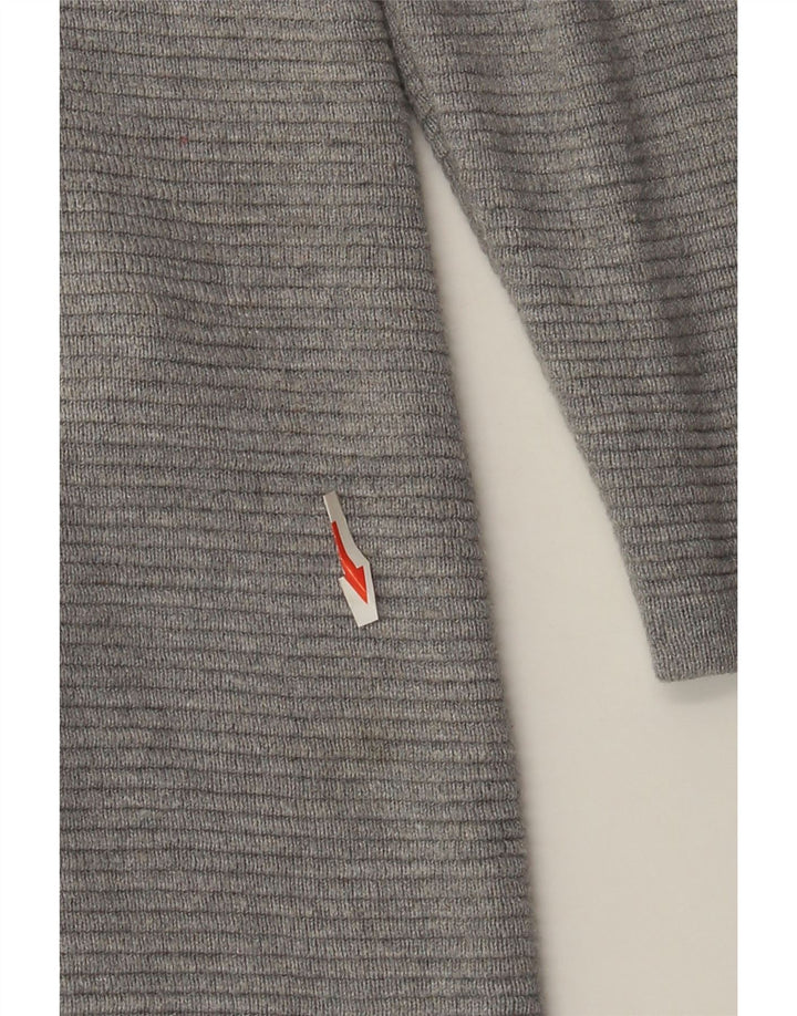 Marks & Spencer Dame Oversized Jumper Dress UK 10 Small Grey Viscose