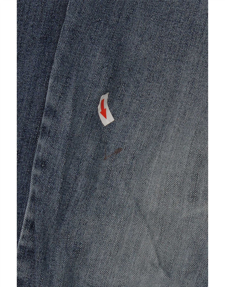 Marks & Spencer Herre Regular Cropped Jeans W38 L25 Blue Cotton