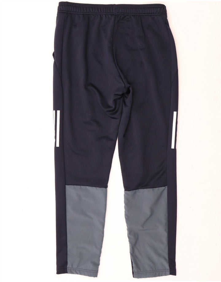 Adidas Træningsdragt bukser til mænd Large Navy Blue Colourblock Polyester