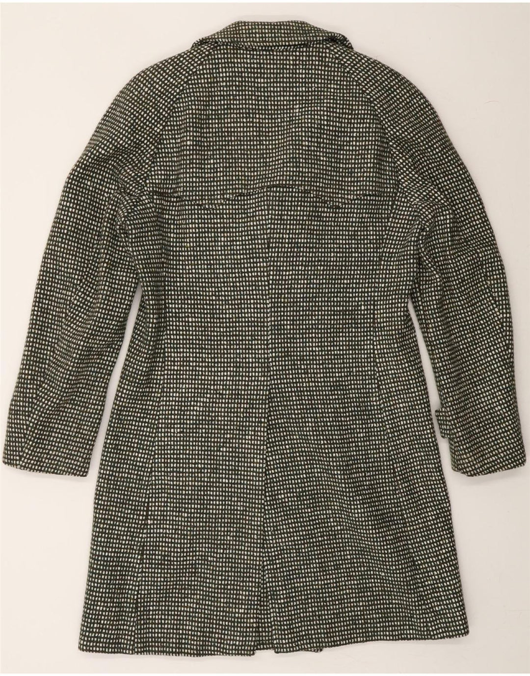 FACIS Mens Overcoat UK 38 Medium Khaki Check Vintage Facis and Second-Hand Facis from Messina Hembry 