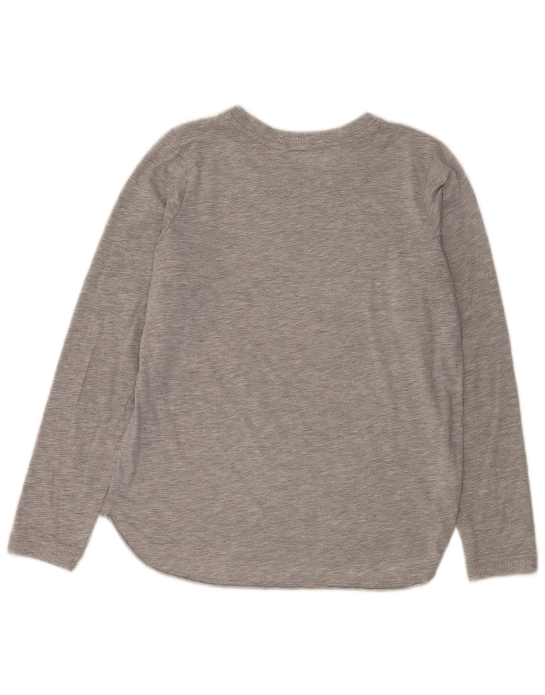 Vintage Dame Top Langærmet UK 12 Medium Grey Flecked