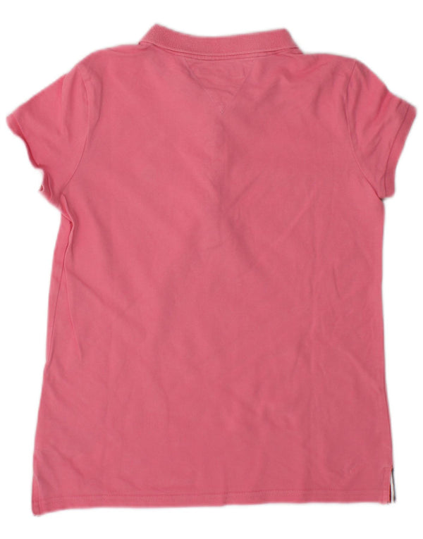 Tommy Hilfiger Pige Polo Shirt 13-14 År Pink Bomuld