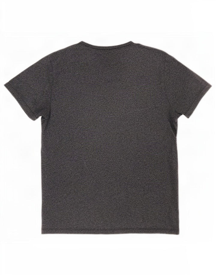 Tommy Hilfiger Herre T-Shirt Top Stor Grå Flecked Bomuld