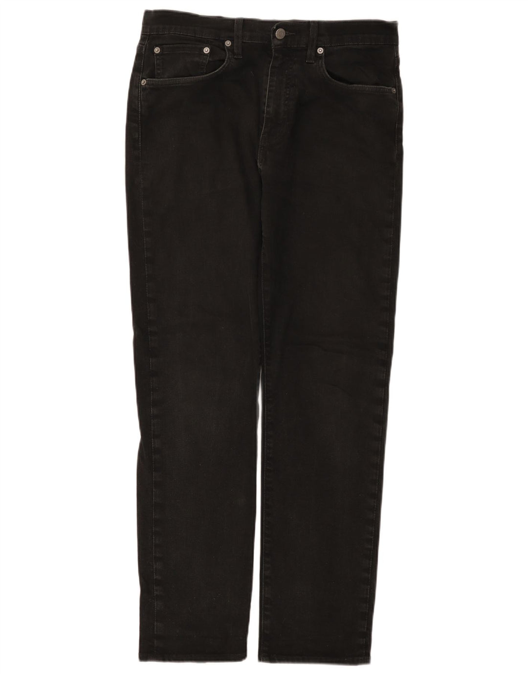 Levi's Herre 502 tilspidsede jeans W32 L32 sort bomuld