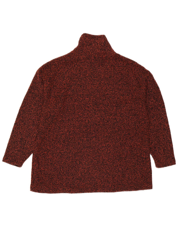 Marks & Spencer Dame Turtle Neck Sweater UK 18 XL Brun Flecked