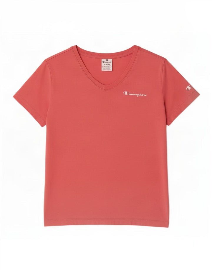 Champion Dame T-Shirt Top UK 12 Medium Pink