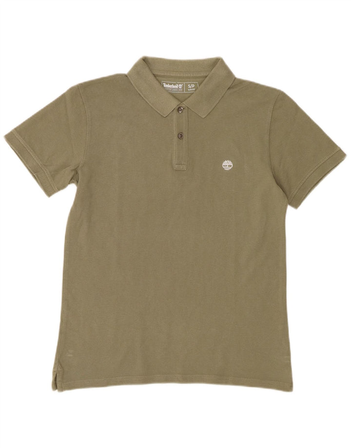 Timberland Herre Slim Fit Polo Shirt Small Khaki