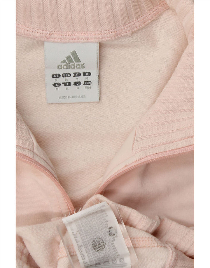 Adidas træningsdragt topjakke til kvinder UK 14 Medium Pink Bomuld